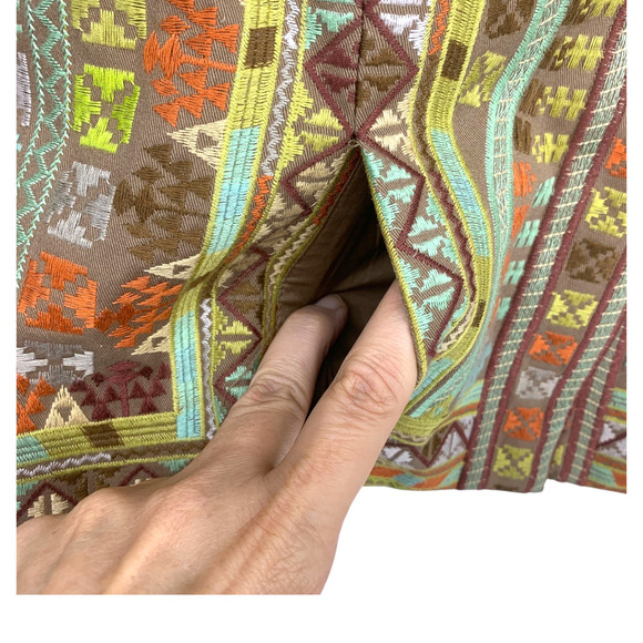 NEW Coldwater Creek Sz 8P Petite Fully Embroidered Jacket Bohemian Byzantine NWT - Picture 4 of 8